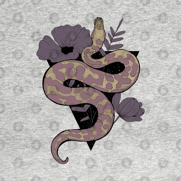 Floral snake by Jess Adams